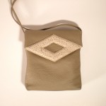 Tas Ruit Taupe Voorkant